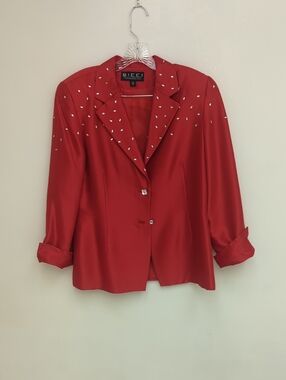 Lovely Red BICCI Suit